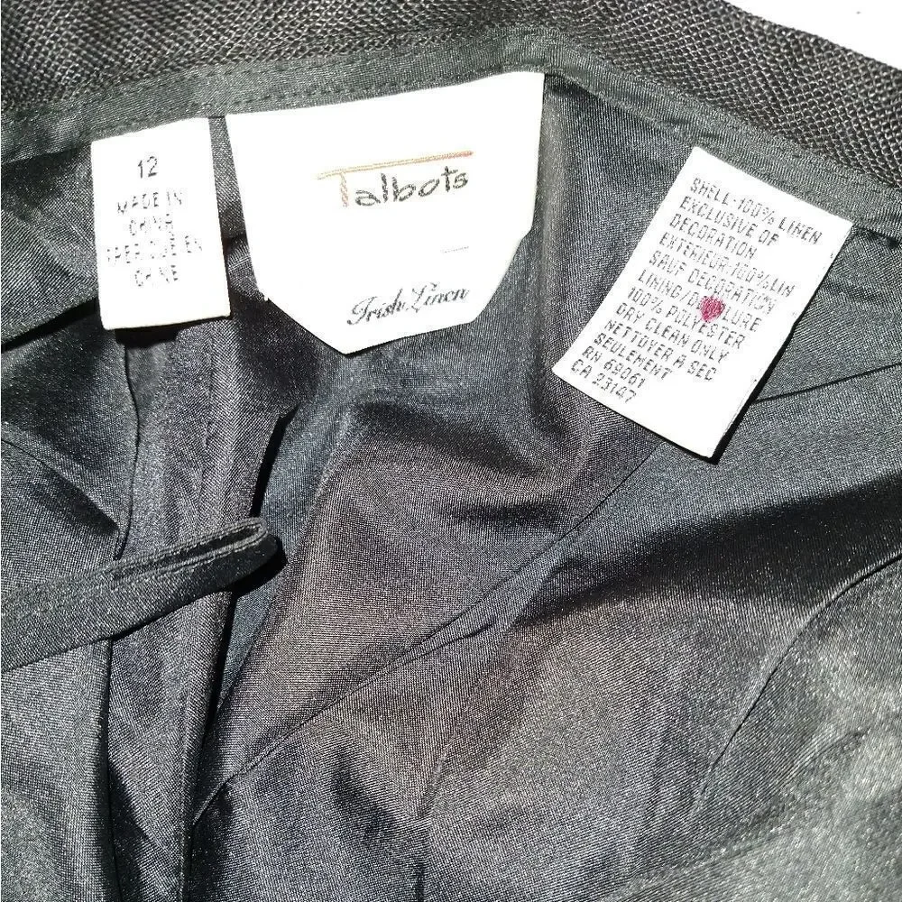 🦋Talbot's Irish Linen Butterfly Ladybug Pants